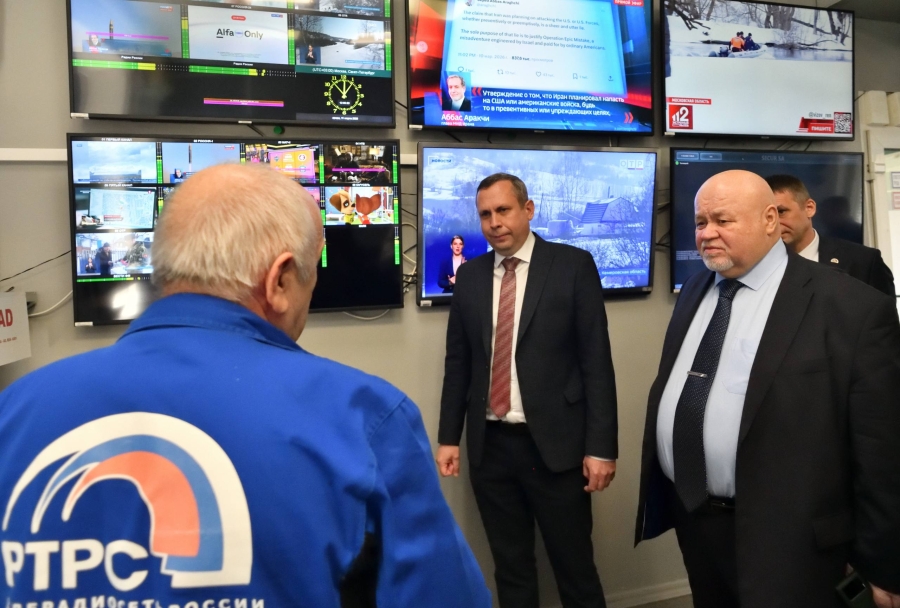 Представители РТРС посетили площадку сети в Майкопе